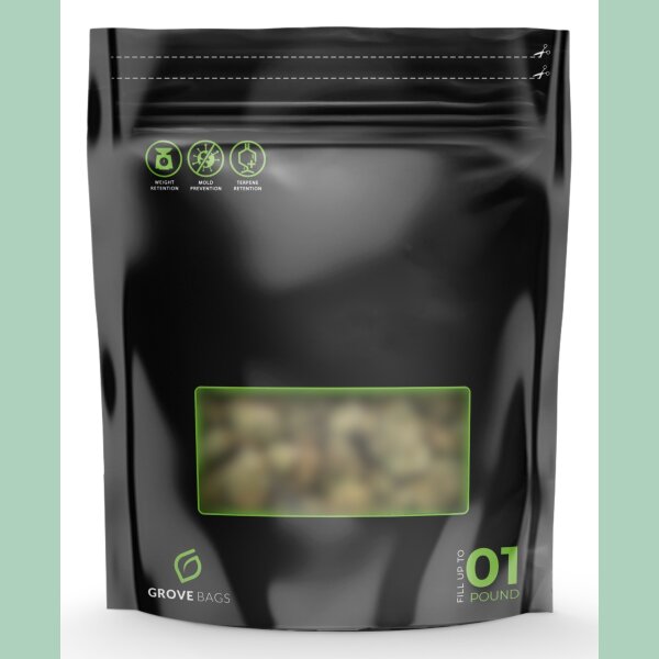 Grove Bags - TerpLoc 500g 47x35cm mit Fenster