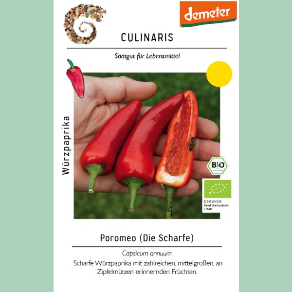 Würzpaprika Poromeo (ehemals Fresno)