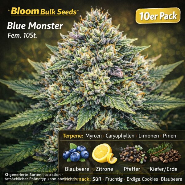Bloom Bulk Seeds Blue Monster Fem 10St.