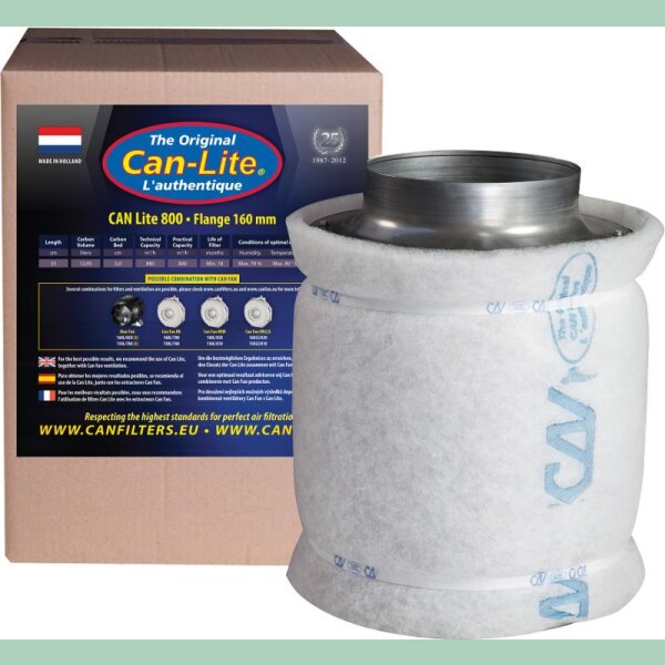 Can Lite Filter 800mÂ³/h Ã˜160mm