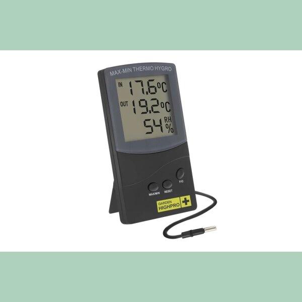 Garden Highpro Thermo- & Hygrometer Medium