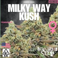 Criminal Seeds Milky Way Kush x Cali Fem 3St.