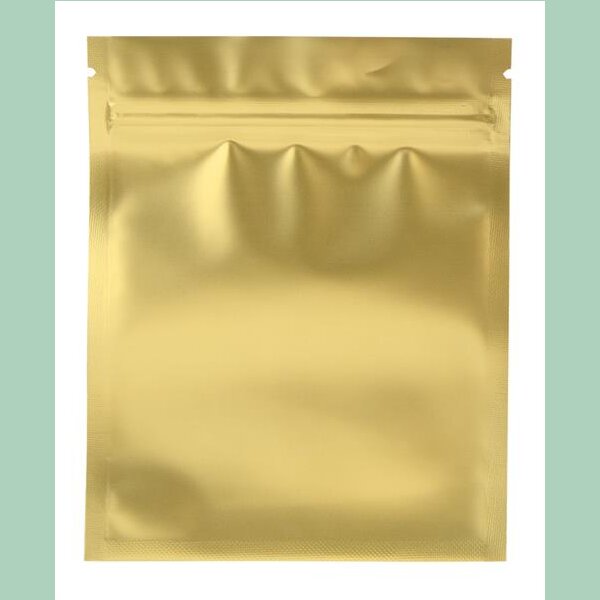 Zip-Beutel Nylon Gold 125x100mm 100er Pack