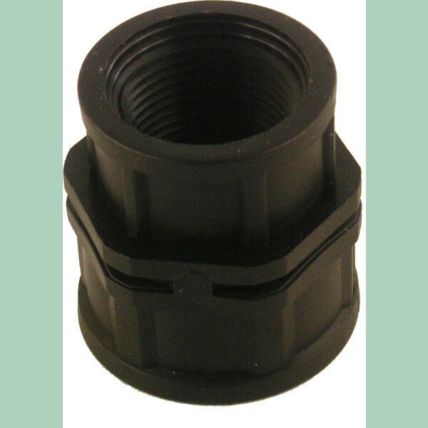 Kupplung PE Ã˜25,4mm (1 Zoll) I.G. auf Ã˜19mm (3/4 Zoll) I.G.