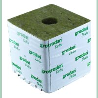 Steinwollblock 15cm - 4cm Loch