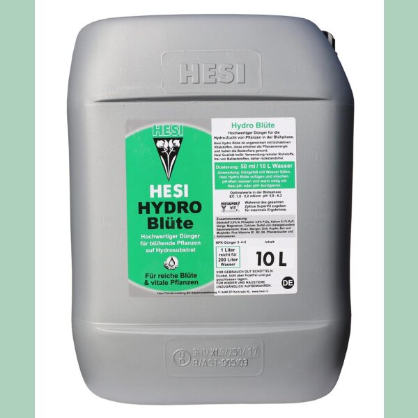 Hesi Hydro BlÃ¼te 10 Liter