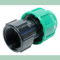 PE-Kupplung 25 mm auf 3/4 Zoll IG verschraubt