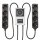 Lumii Black Zeitschaltuhr mit Relais 8Way 2x 1,8kW